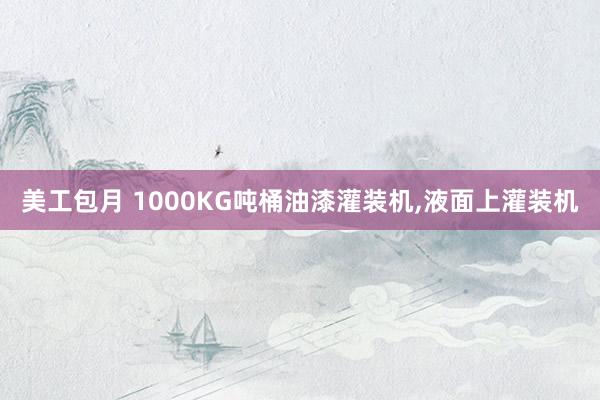 美工包月 1000KG吨桶油漆灌装机,液面上灌装机